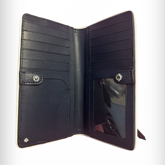 Kate Spade denim white wallet - Picture 3 of 5